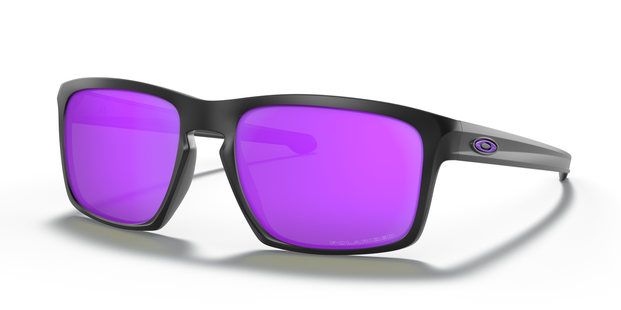 Sliver™ Violet Iridium Polarized Lenses, Matte Black Frame Sunglasses
