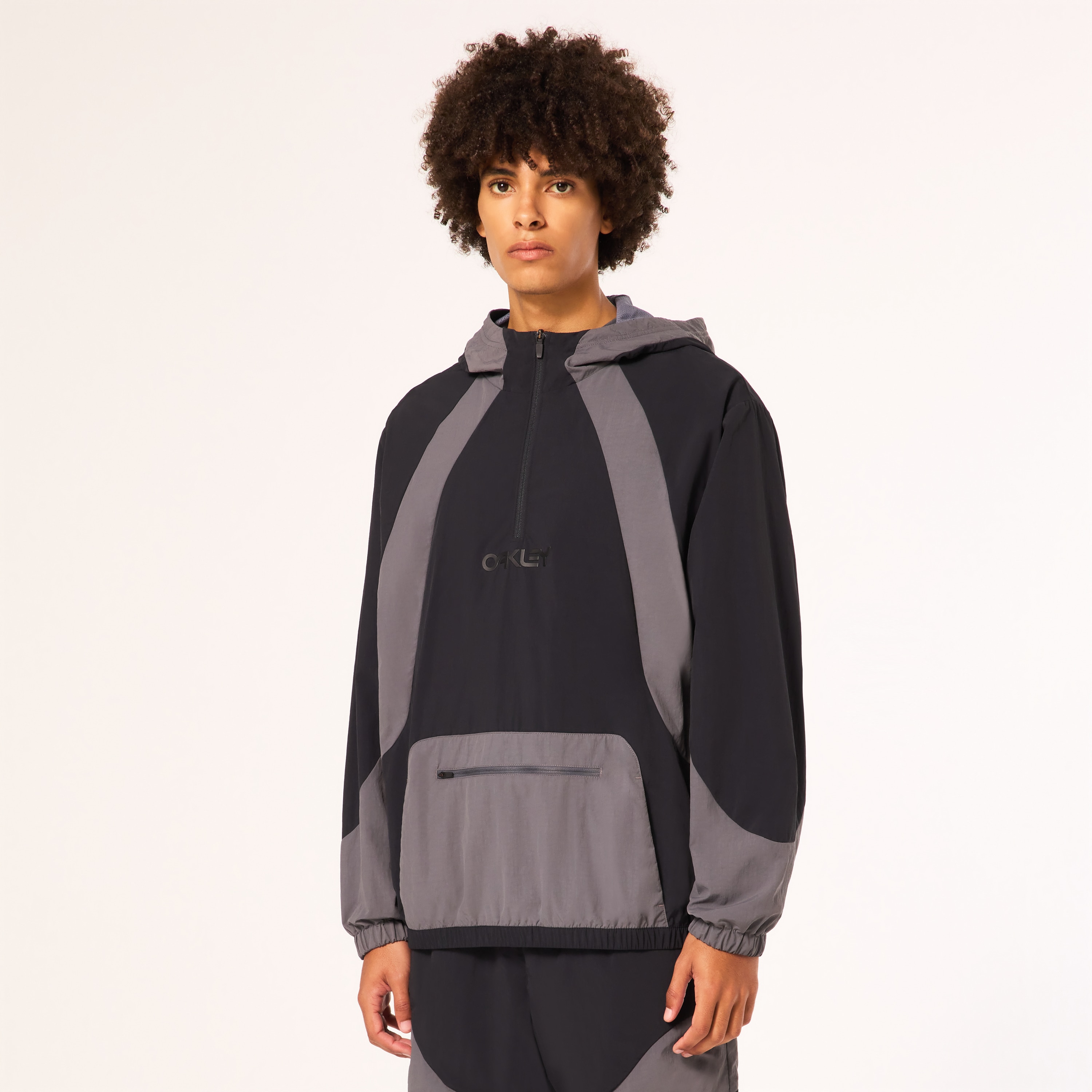 M+RC NOIR グレーブラックプルオーバーナイロンジャケット org.jpg