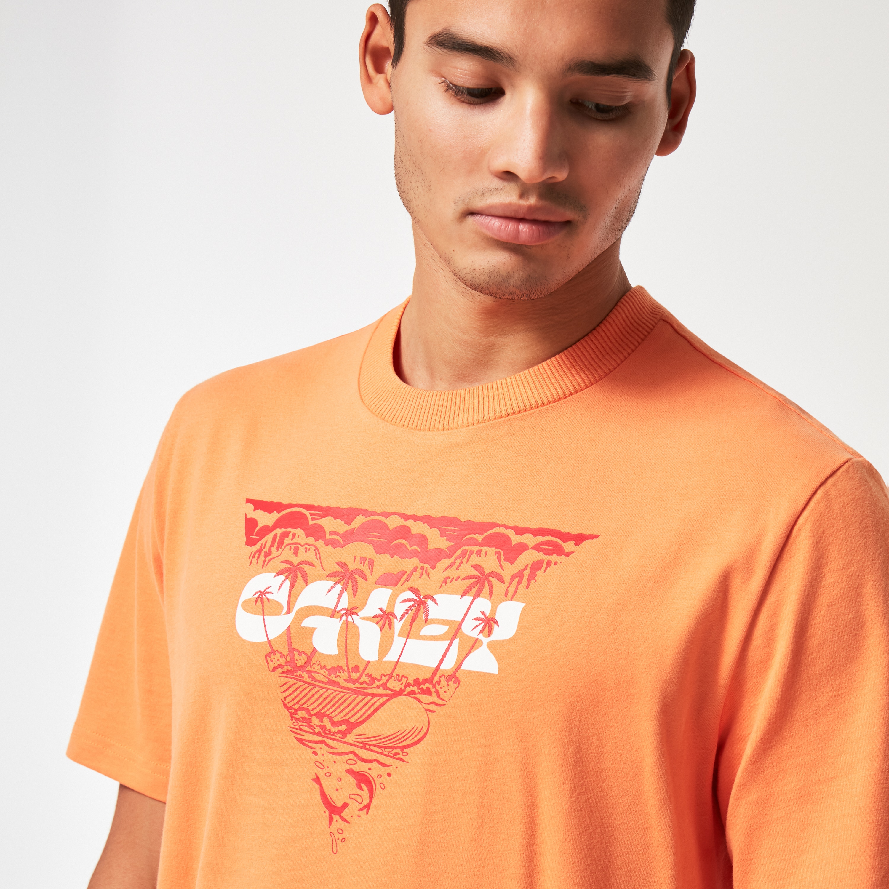 Oakley - tiki Oakley Tiki Tee - Soft Orange | Oakley® US