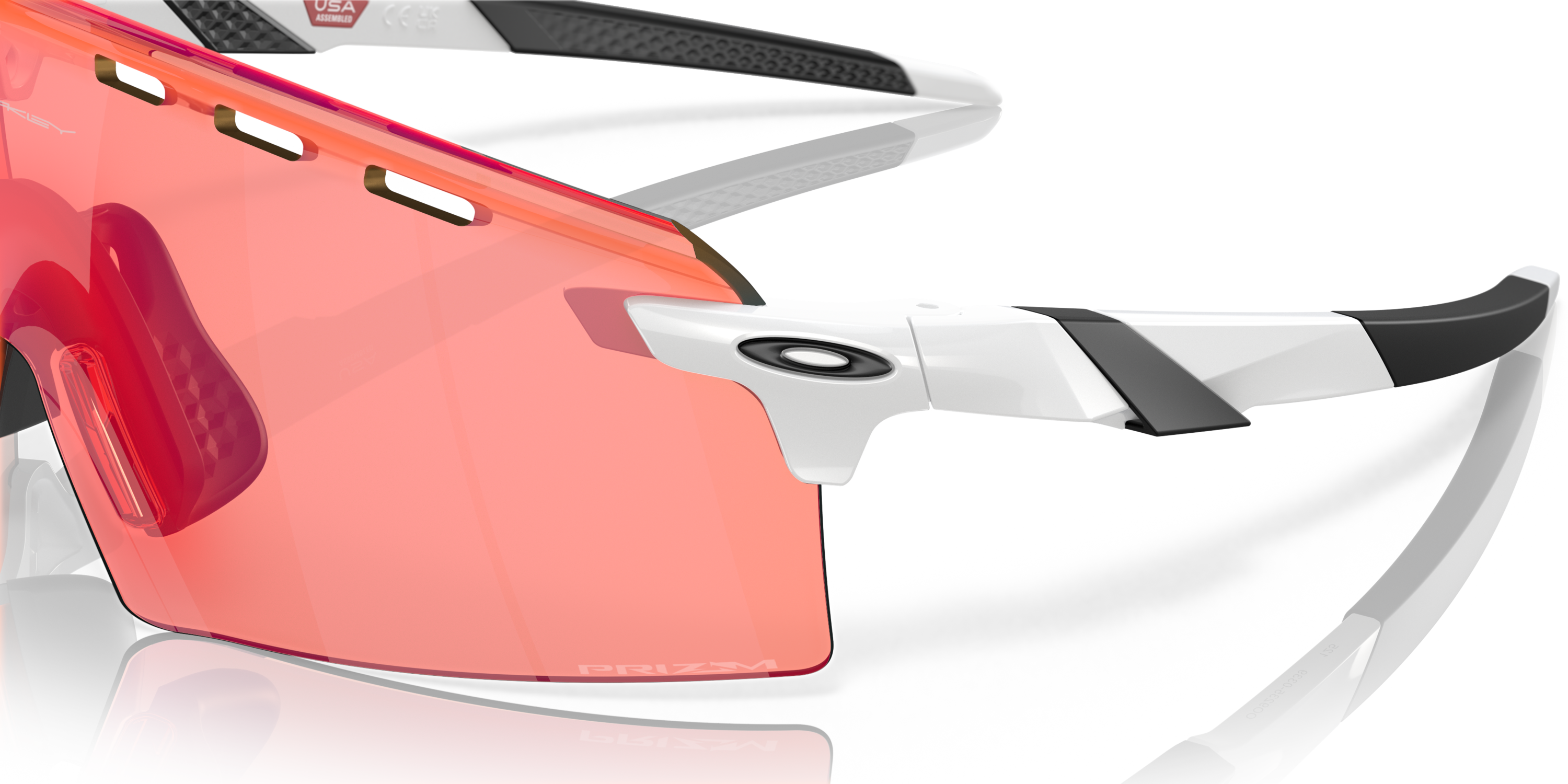 Oakley Encoder Strike Sunglasses with Polished White Frame and Prizm ...