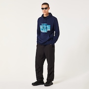 Mountain Camo Hoodie - Abyss
