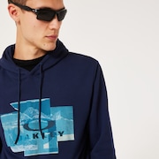 Mountain Camo Hoodie - Abyss