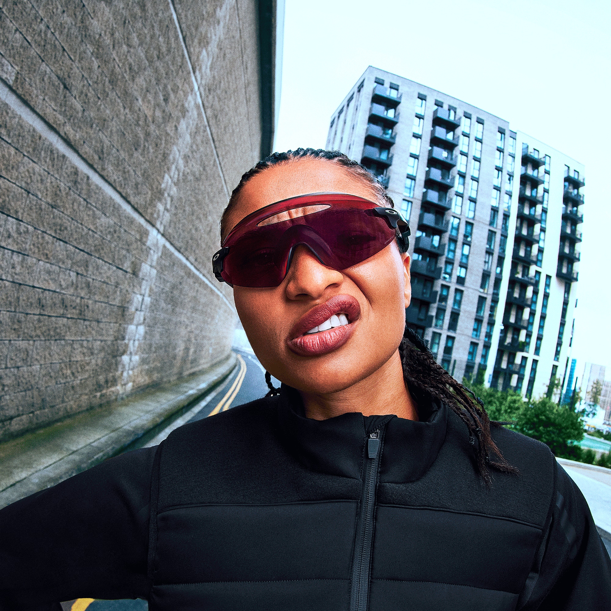 Oakley Encoder™ Ellipse Sunglasses with X Silver Frame and Prizm