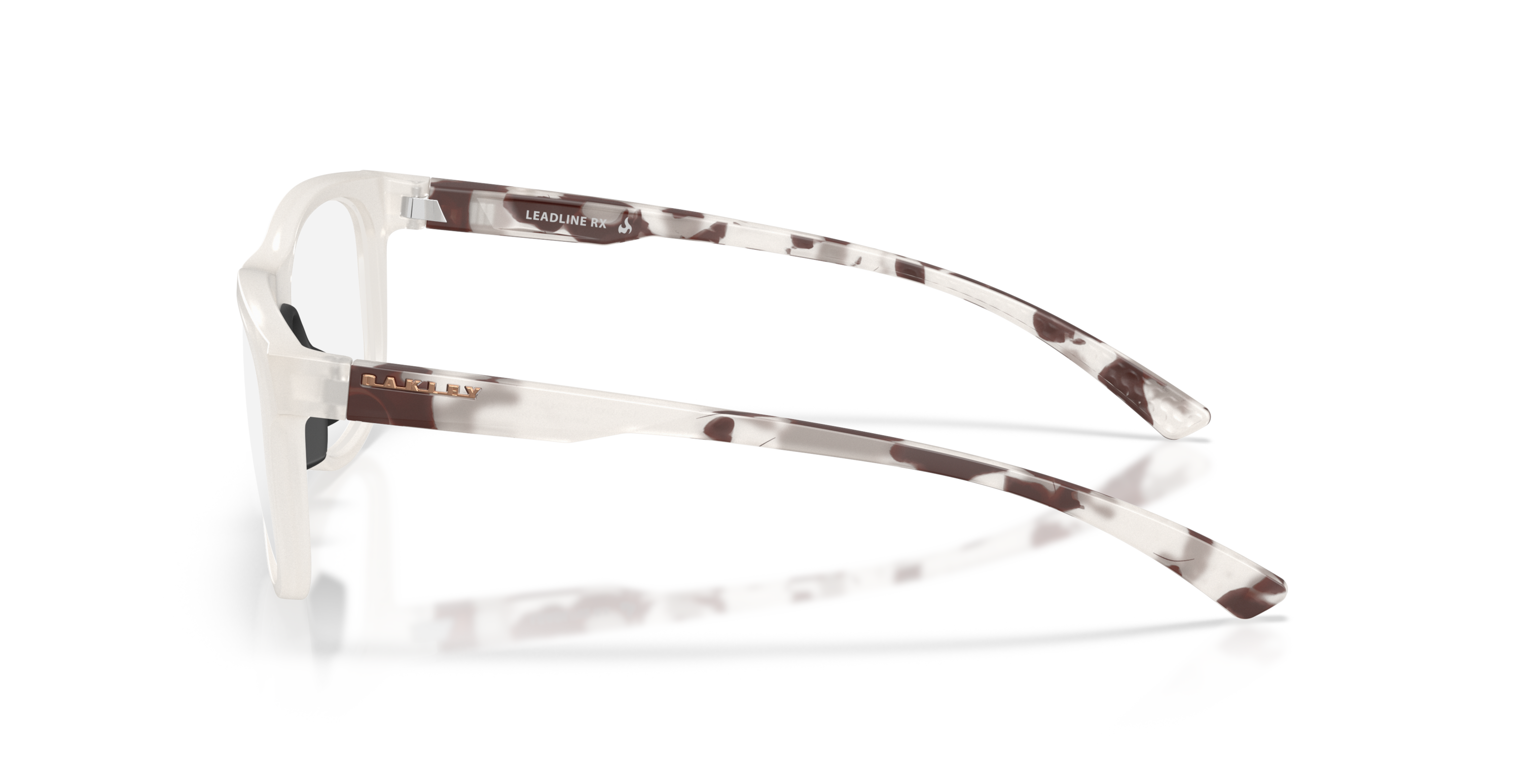 Leadline Seek Collection Matte Transparent Opaline Eyeglasses