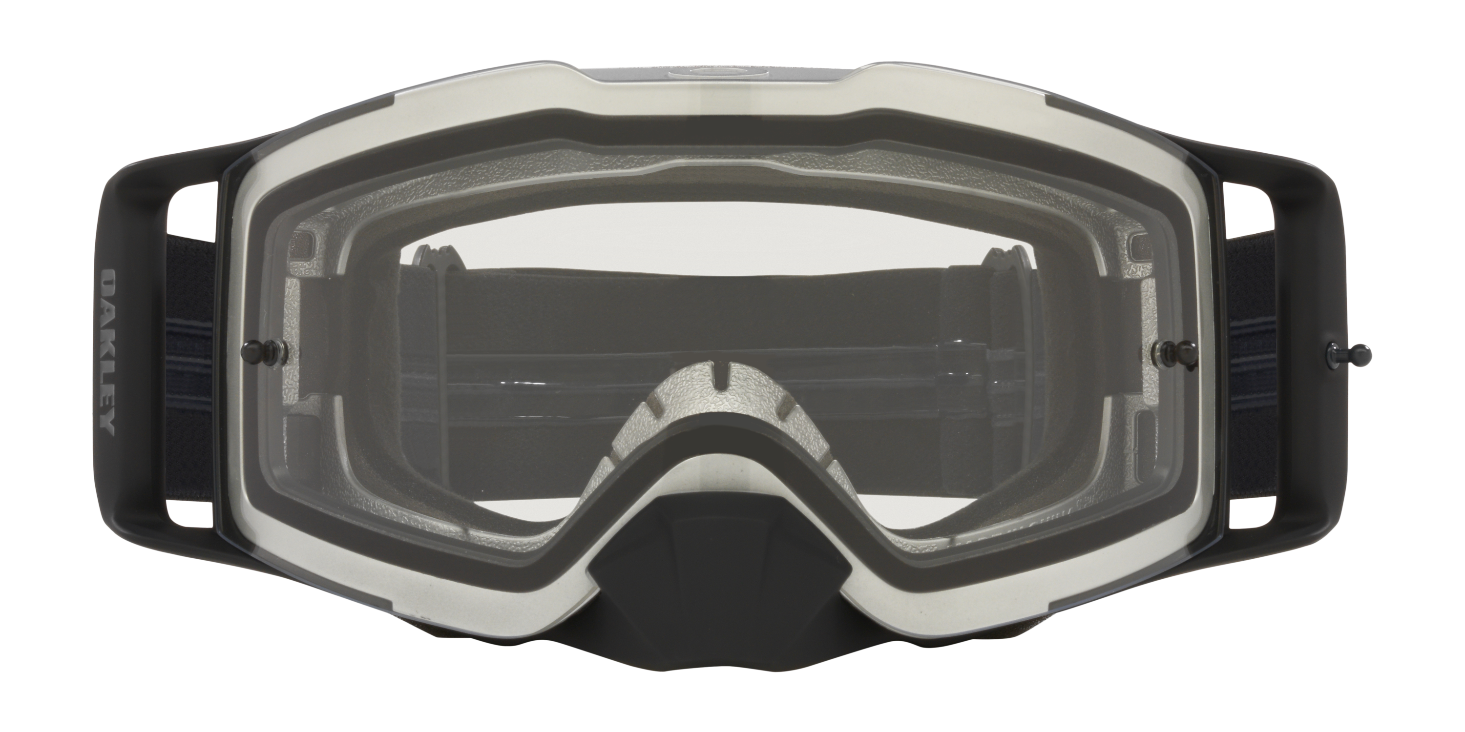 Oakley Front Line™ MX Goggles - Tuff Blocks Black Gunmetal - Clear