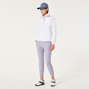 Elevate Pullover H/Z Fleece - White