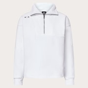 Elevate Pullover H/Z Fleece - White