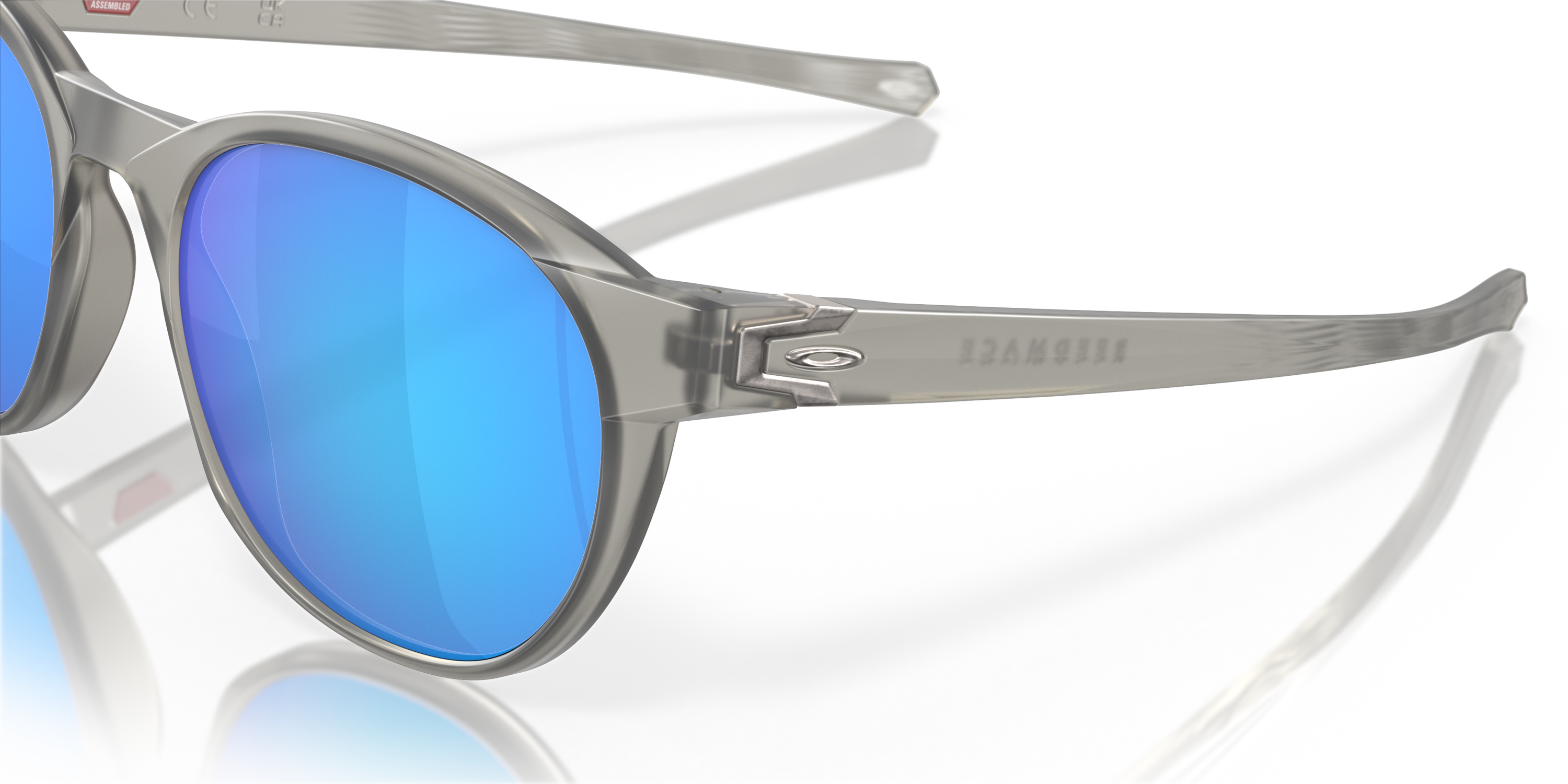 Oakley Reedmace Sunglasses with Matte Grey Ink Frame and Prizm Sapphire ...