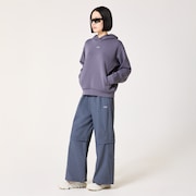 Radiant Peach Fleece Hoodie 11 - Gray Dust