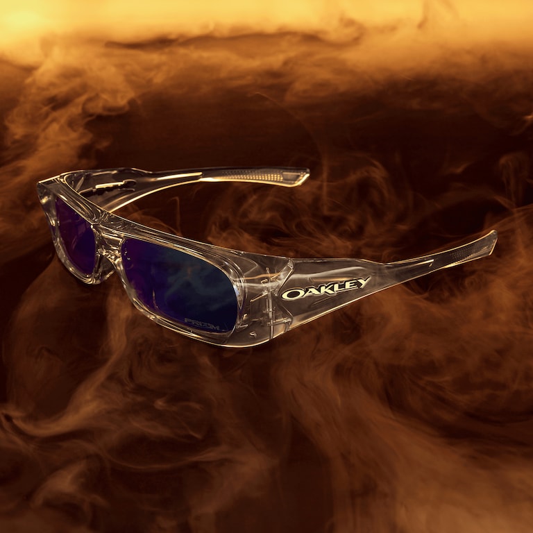 Permian Prizm Sapphire Lenses, Clear Frame Sunglasses | Oakley® PT