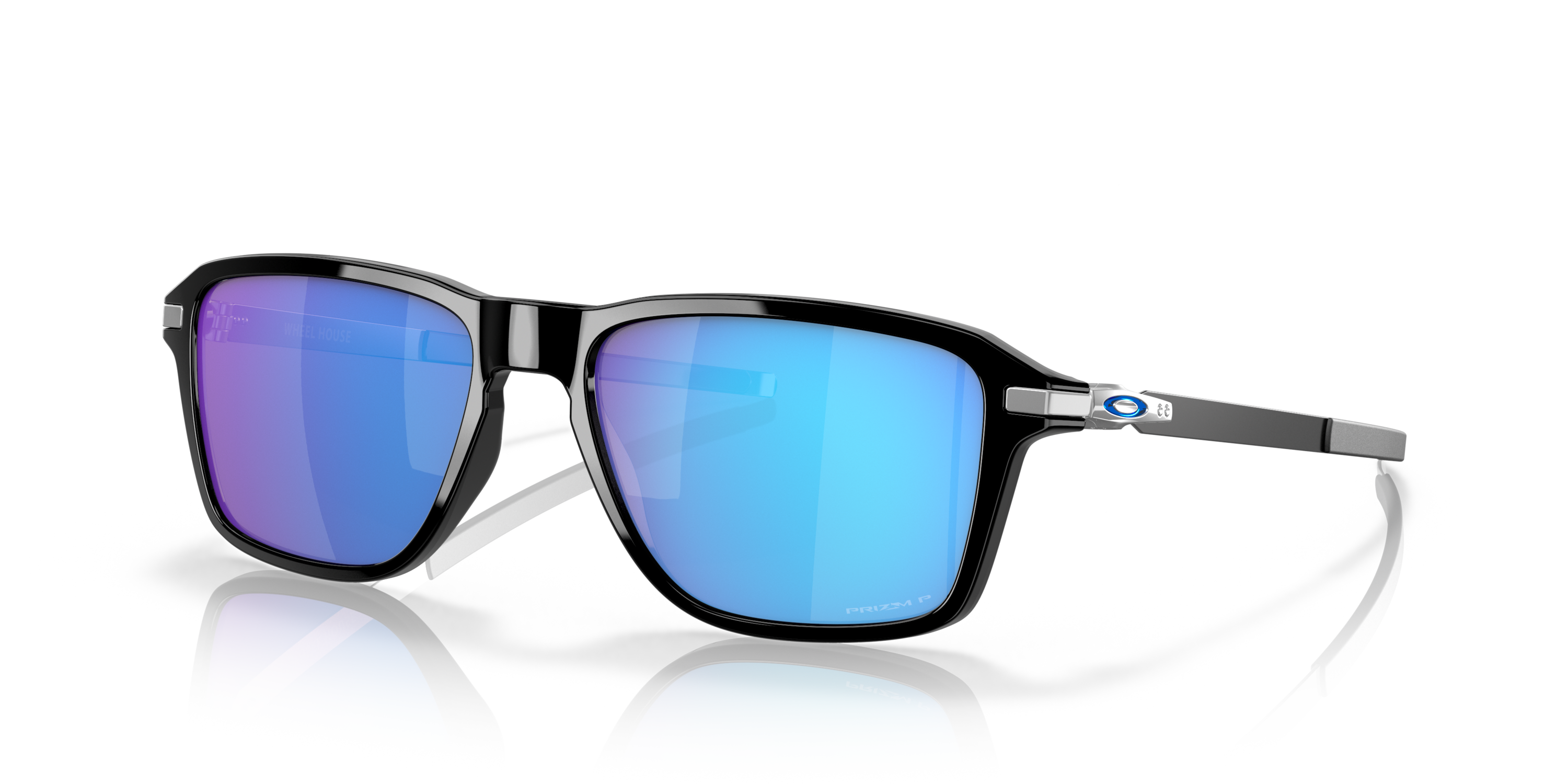 Oakley Wheel House Sunglasses with Polished Black Frame and Prizm