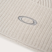 Ellipse Ribbed Beanie - Pebble