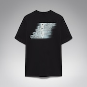 Stacked Flow Tee - Pitch Black