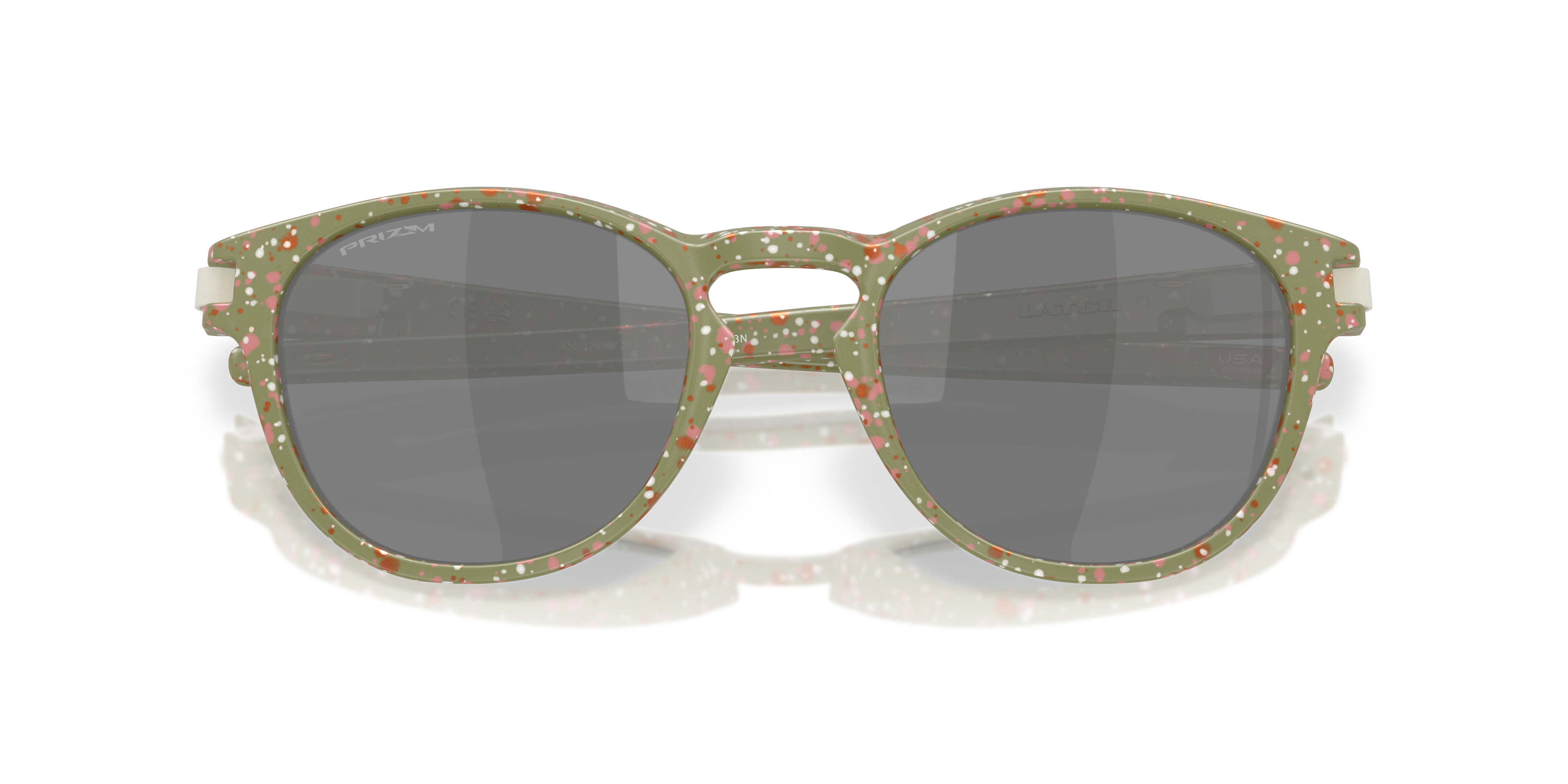 Latch™ Prizm Grey Lenses, Matte Transparent Ginger Frame