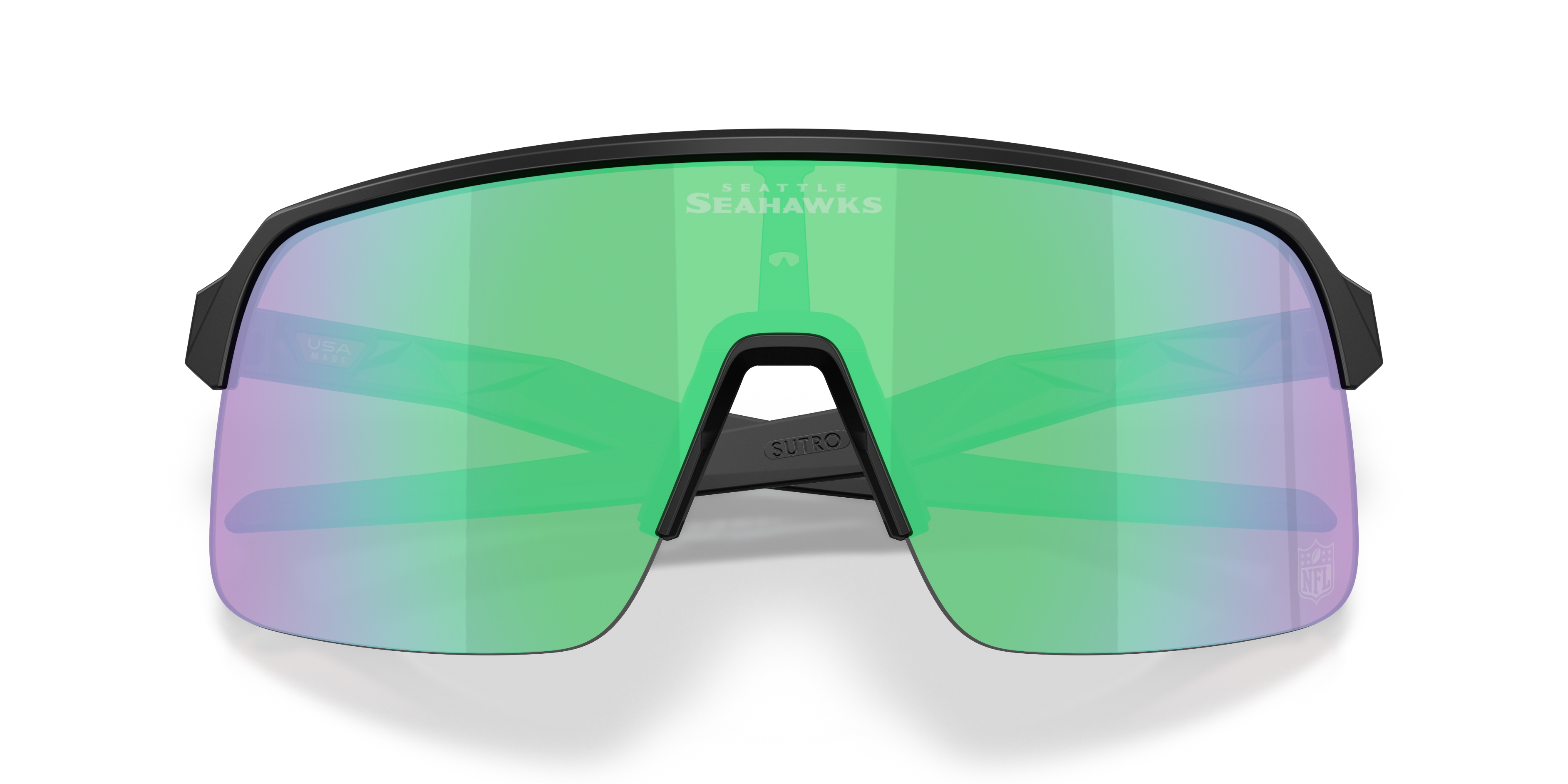 Seattle Seahawks Sutro Lite Prizm Black Lenses, Matte Fog Frame