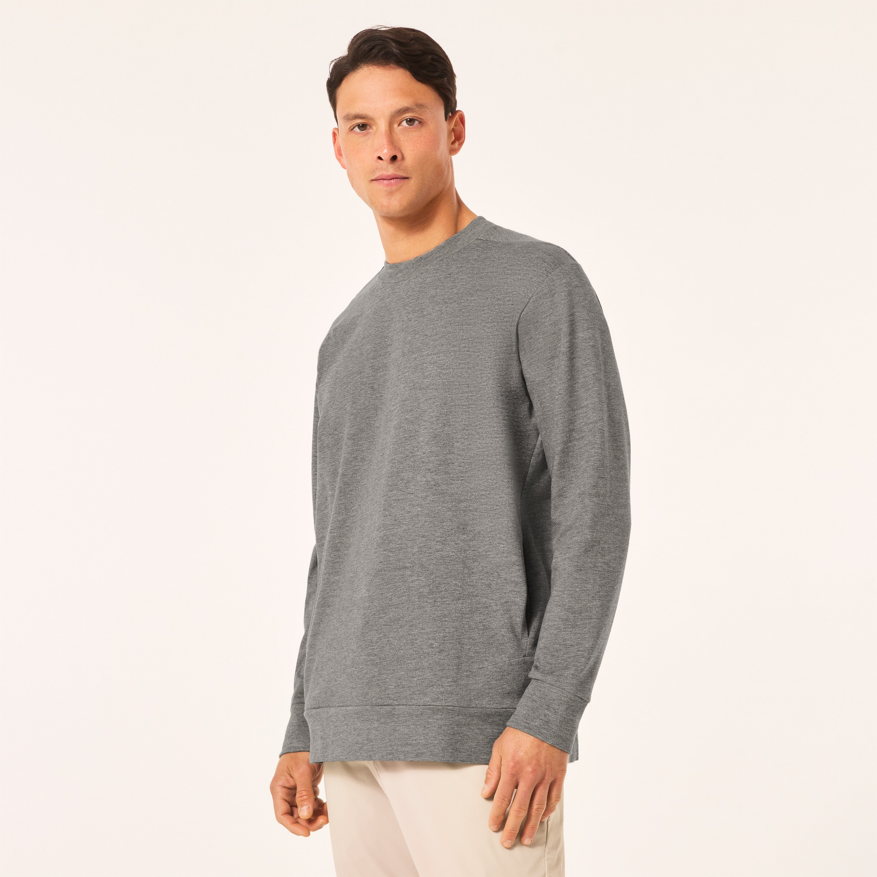 Oakley Rs Veil Tensile Fleece Crew - New Athletic Grey | Oakley® 日本