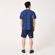 Striking Airy SS  Graphic Tee 9.0 - Blue Storm Print