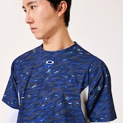 Striking Airy SS  Graphic Tee 9.0 - Blue Storm Print