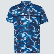 Oakley Roller Graphic Shirt - Blue Storm Print