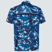 Oakley Roller Graphic Shirt - Blue Storm Print
