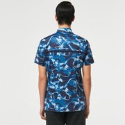 Oakley Roller Graphic Shirt - Blue Storm Print