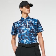 Oakley Roller Graphic Shirt - Blue Storm Print