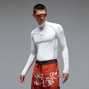 Rainbow Ls Rashguard - White/Black