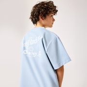 Ytr Nanoveil SS  Bk Tee 11.0 - Blue Fog