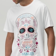 Dia De Los Muertos Skull Tee - Off White