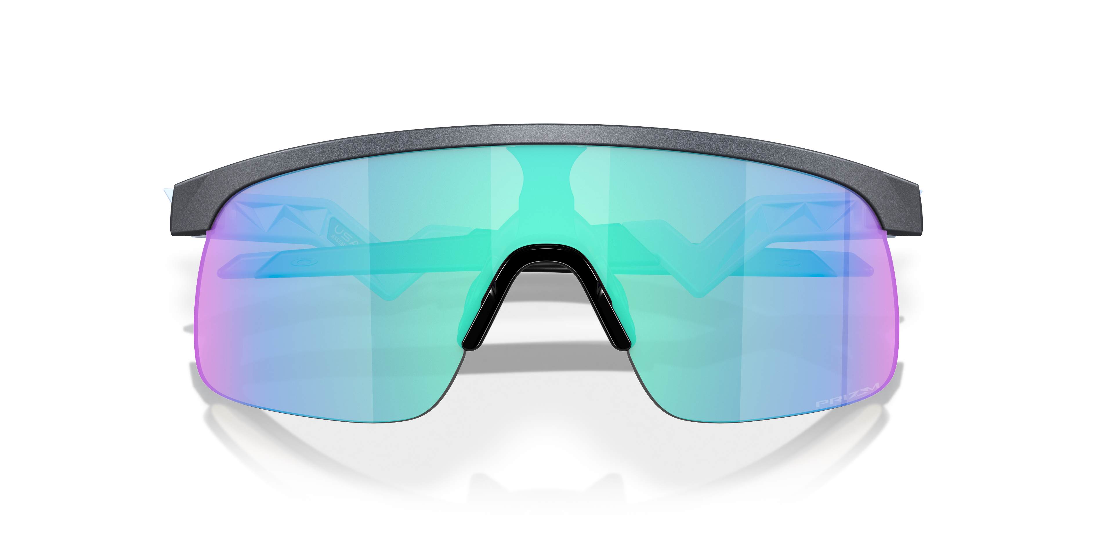 鬼*塚様 OAKLEYオークリー00J9010 PRIZM GREY米国製【新品 Oakley Resistor (Youth Fit) Sunglasses with Polished Black Frame