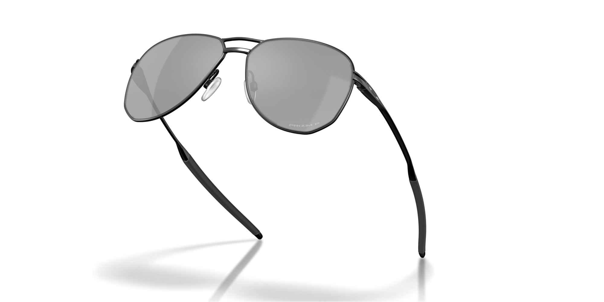 Contrail Prizm Black Polarized Lenses, Satin Black Frame Sunglasses