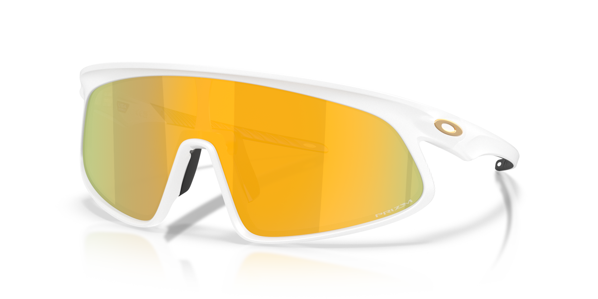 Oakley RSLV 141 Sunglasses with Matte Black Frame and Prizm Road
