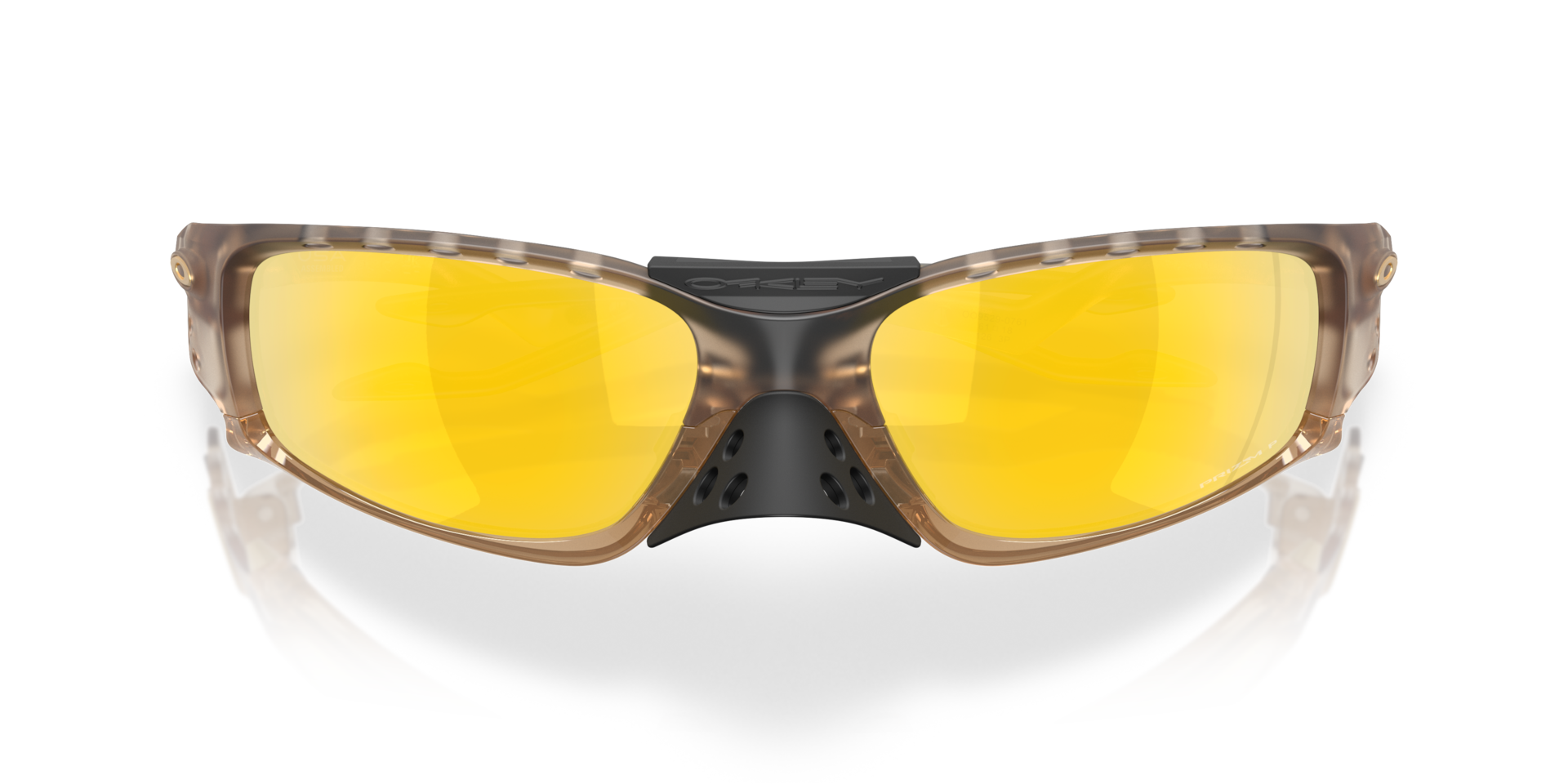 Oakley Plantaris SQ Sunglasses with Mahogany Frame and Prizm Black