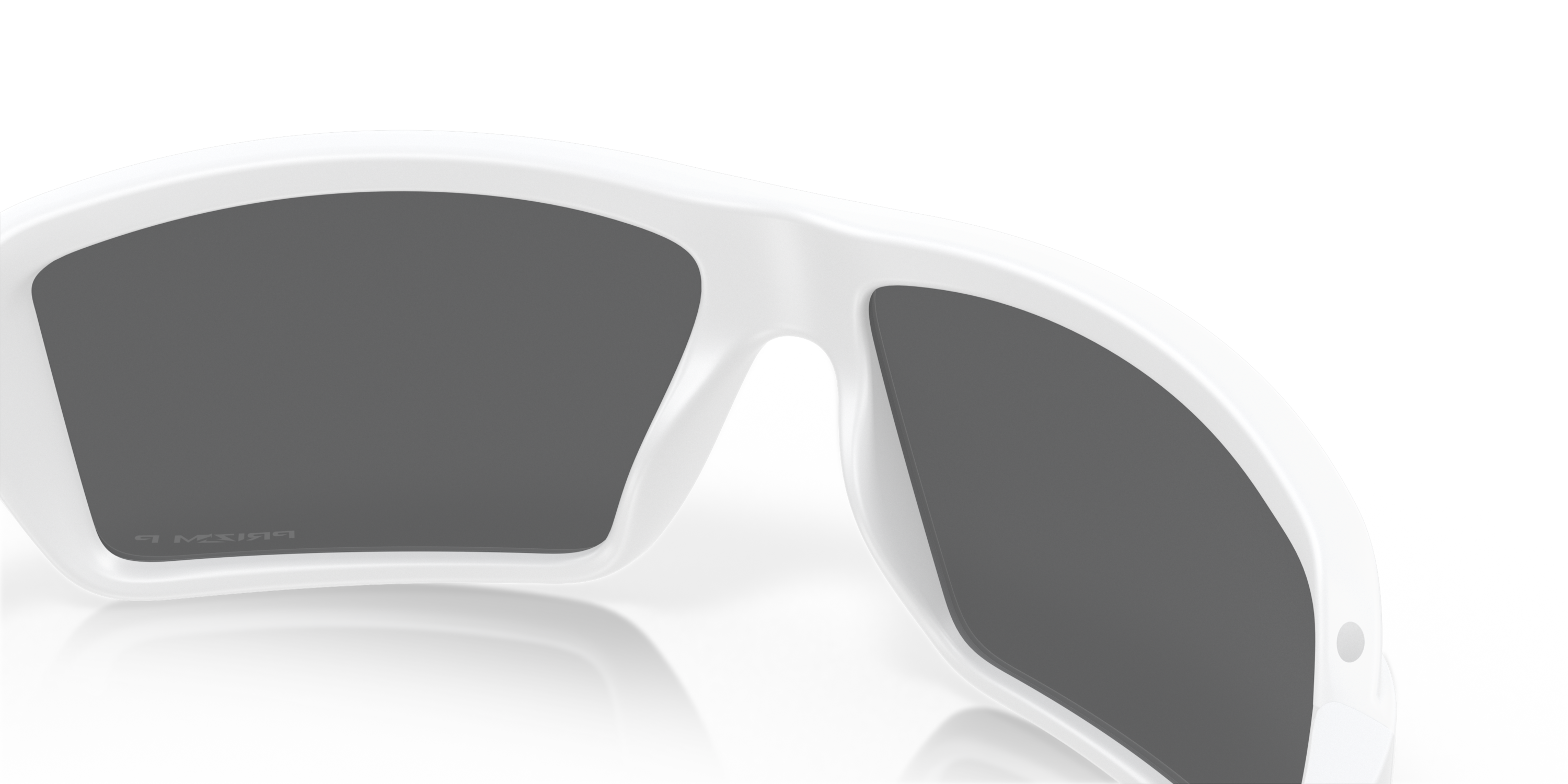 Cables Prizm Black Polarized Lenses, Matte White Frame Sunglasses