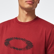 Blurred Static Icon Tee - Iron Red