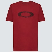 Blurred Static Icon Tee - Iron Red
