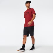 Blurred Static Icon Tee - Iron Red
