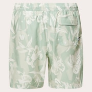 Canary Palms Rc 18" Beachshort - Camo Hibiscus Faded Green