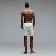 Canary Palms Rc 18" Beachshort - Camo Hibiscus Faded Green