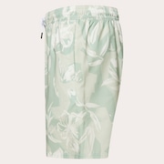 Canary Palms Rc 18" Beachshort - Camo Hibiscus Faded Green