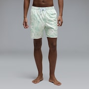 Canary Palms Rc 18" Beachshort - Camo Hibiscus Faded Green