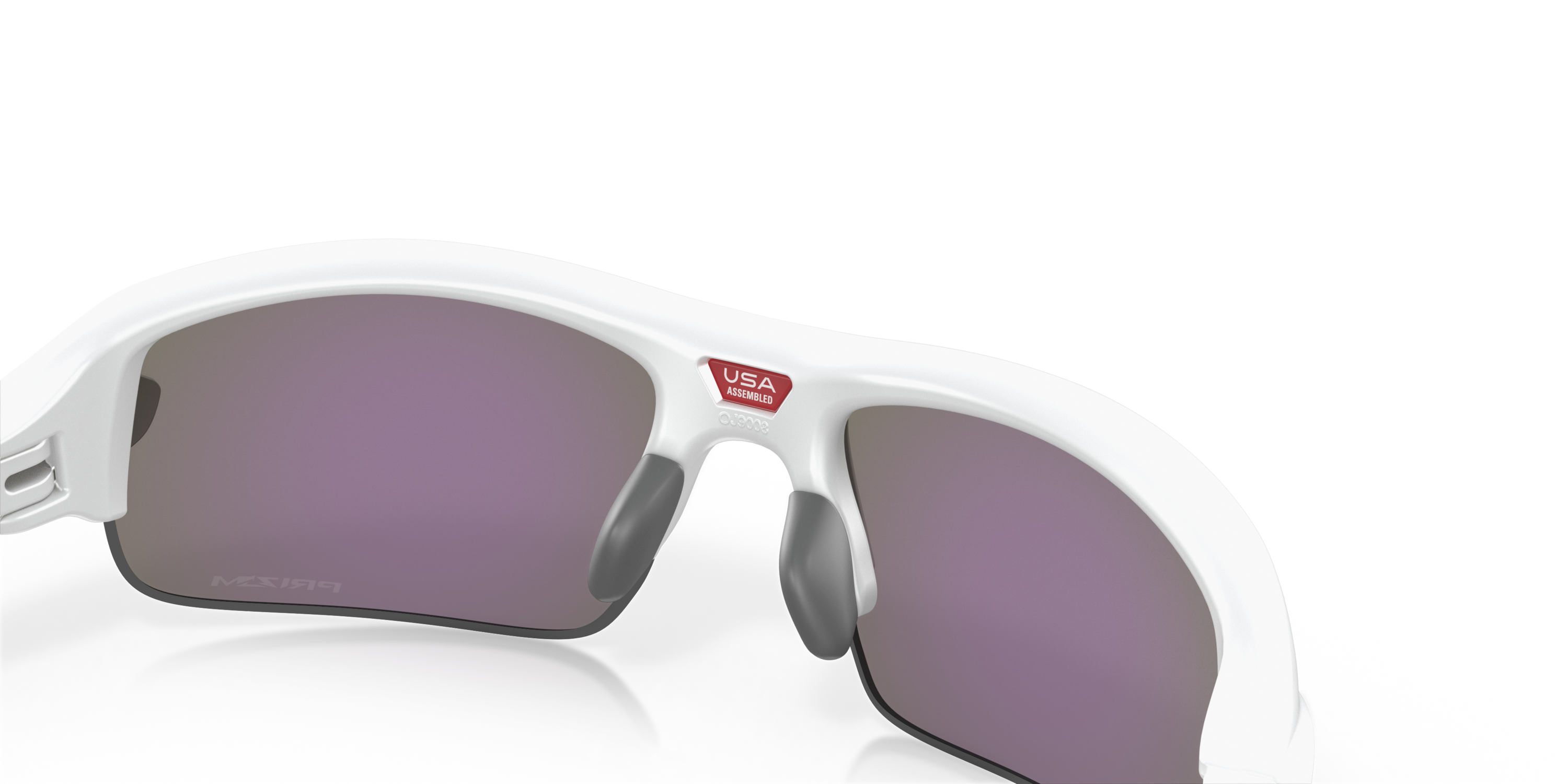 Oakley Flak XXS ポリッシュホワイト Flak® XXS (Youth Fit) Prizm Jade Lenses, Matte White Frame