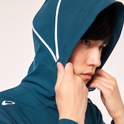 Skull Synchronism Moveable Jacket - Oil Blue