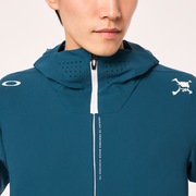 Skull Synchronism Moveable Jacket - Oil Blue