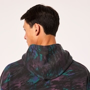 Enhance Qd Fleece Hoodie Evo 2.7 - Black Print