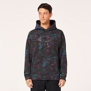 Enhance Qd Fleece Hoodie Evo 2.7 - Black Print