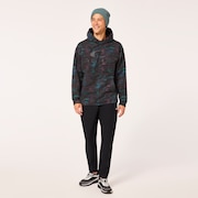 Enhance Qd Fleece Hoodie Evo 2.7 - Black Print