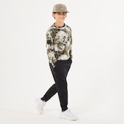 Ytr Dry Tech Cotton Fleece Crew 10.0 - Green Print