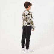 Ytr Dry Tech Cotton Fleece Crew 10.0 - Green Print