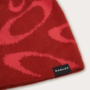Ellipse Graphic Beanie - Flame Red